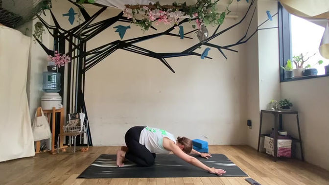 5/12 Quick Hatha yoga(朝の軸作り) by Maikoby .mov